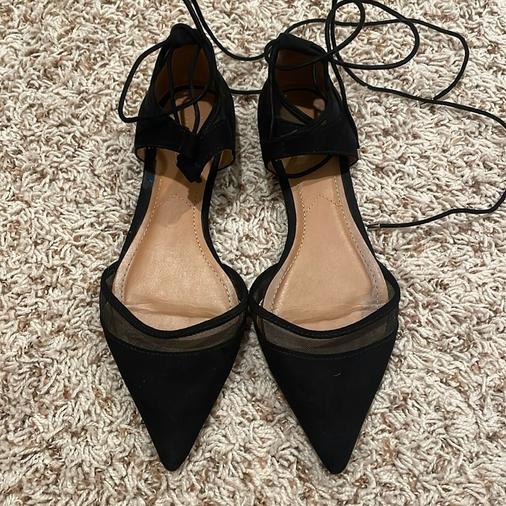 Zara pointed ballet flats size 36